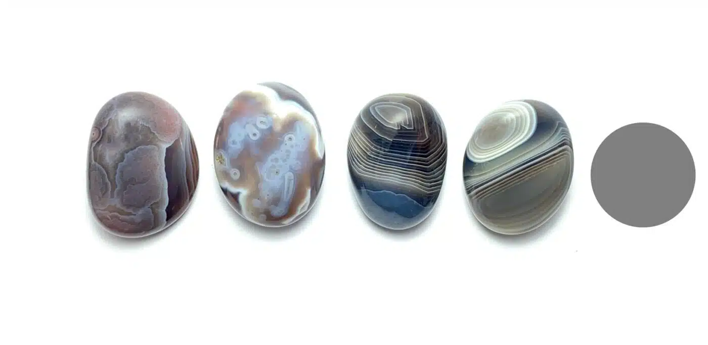 Kraftstein Achat - Trommelstein Glücksstein Handstein Handschmeichler