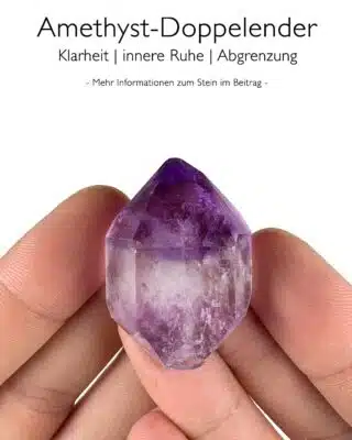 Amethyst-Doppelender (Marokko) - Wirkung