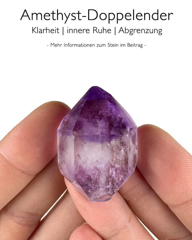 Wirkung Amethyst-Doppelender (Marokko)