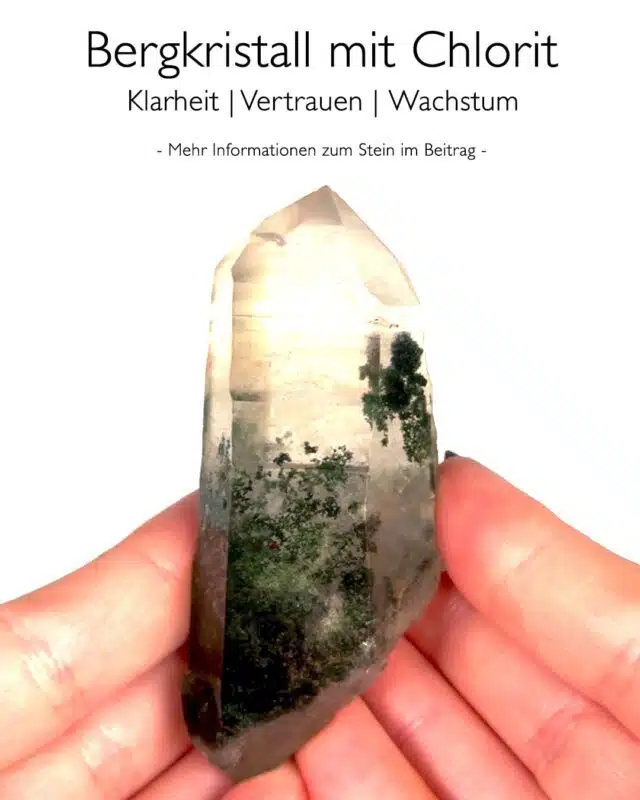Bergkristall-Chlorit-Marokko - Wirkung