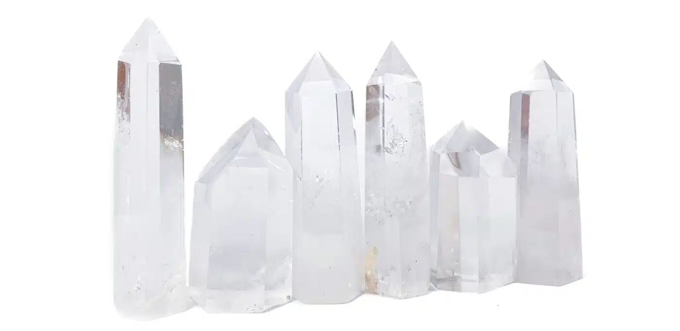 Bergkristall-Spitzen
