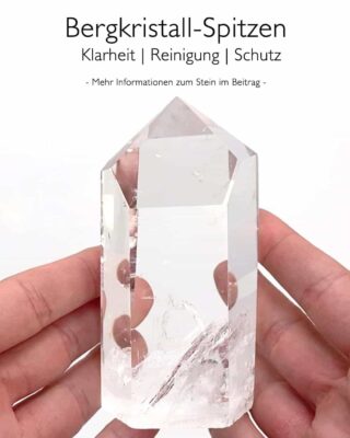 Bergkristall-Spitzen - Wirkung
