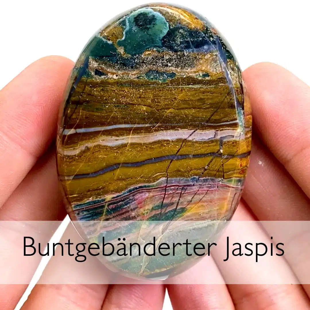 Steinwissen: Buntgebaenderter Jaspis