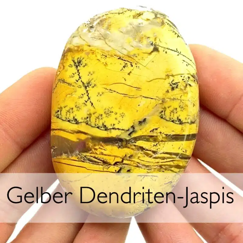 Gelber Dendriten-Jaspis