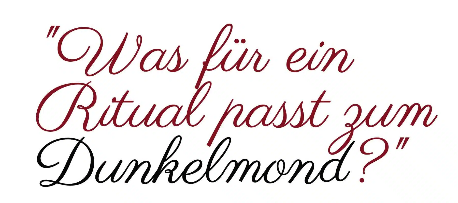 Was für ein Ritual passt zum Dunkelmond? Was für ein Ritual passt zum Dunkelmond?