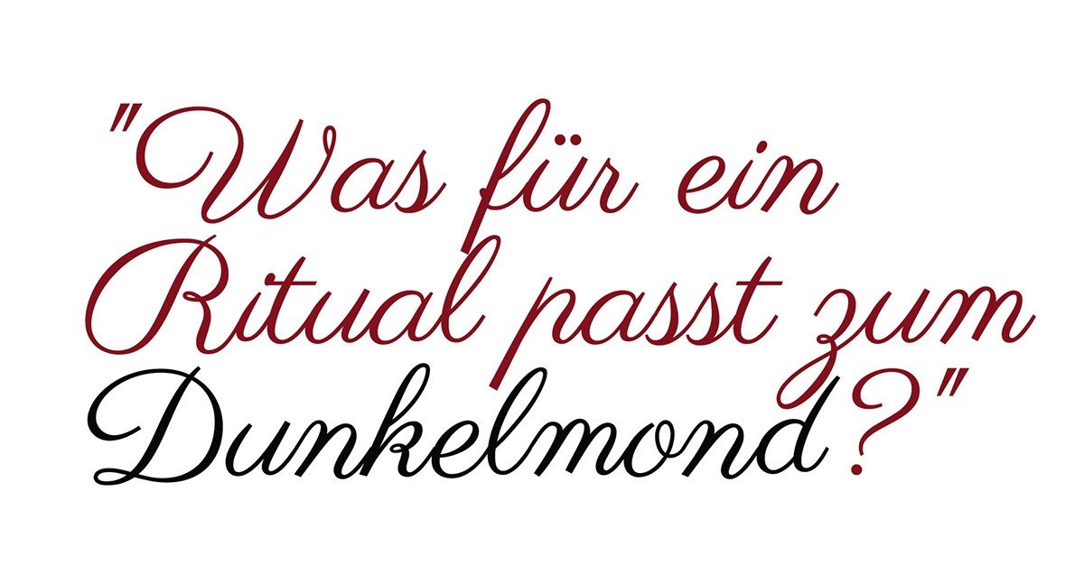 „Was für ein Ritual passt zum Dunkelmond?“ (Bannritual)