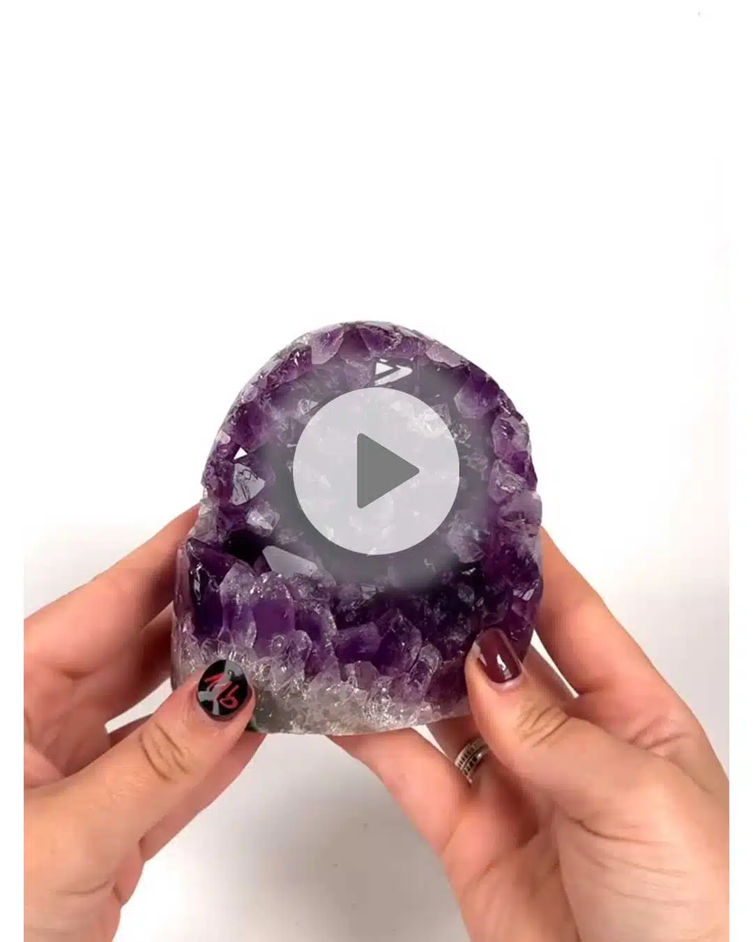 Einzelstueck-Amethyst-Druse-B11