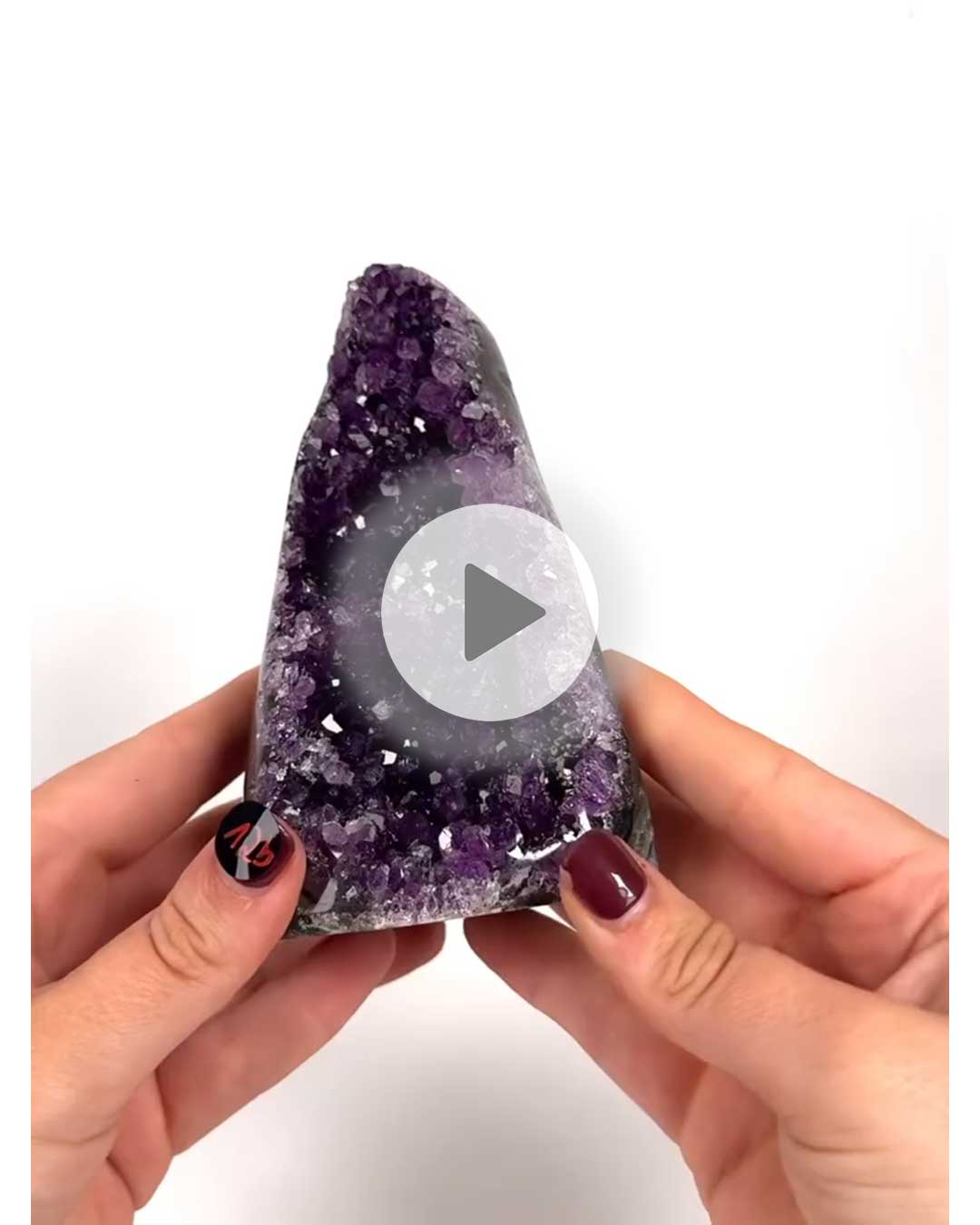 Einzelstueck-Amethyst-Druse-B12