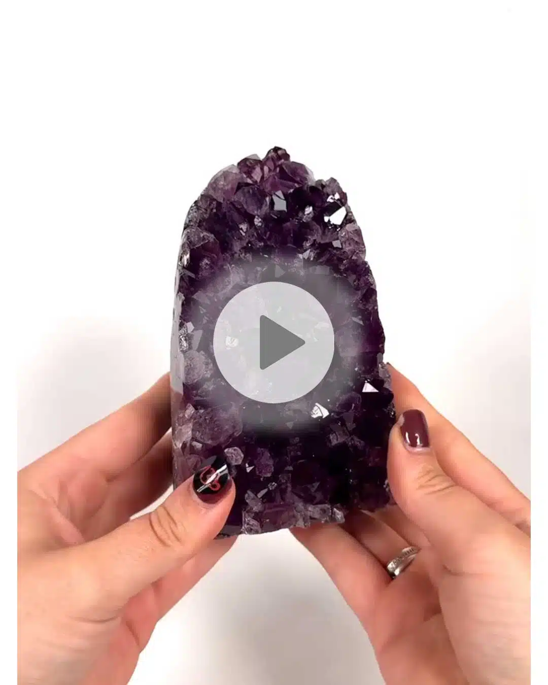 Einzelstueck-Amethyst-Druse-B13