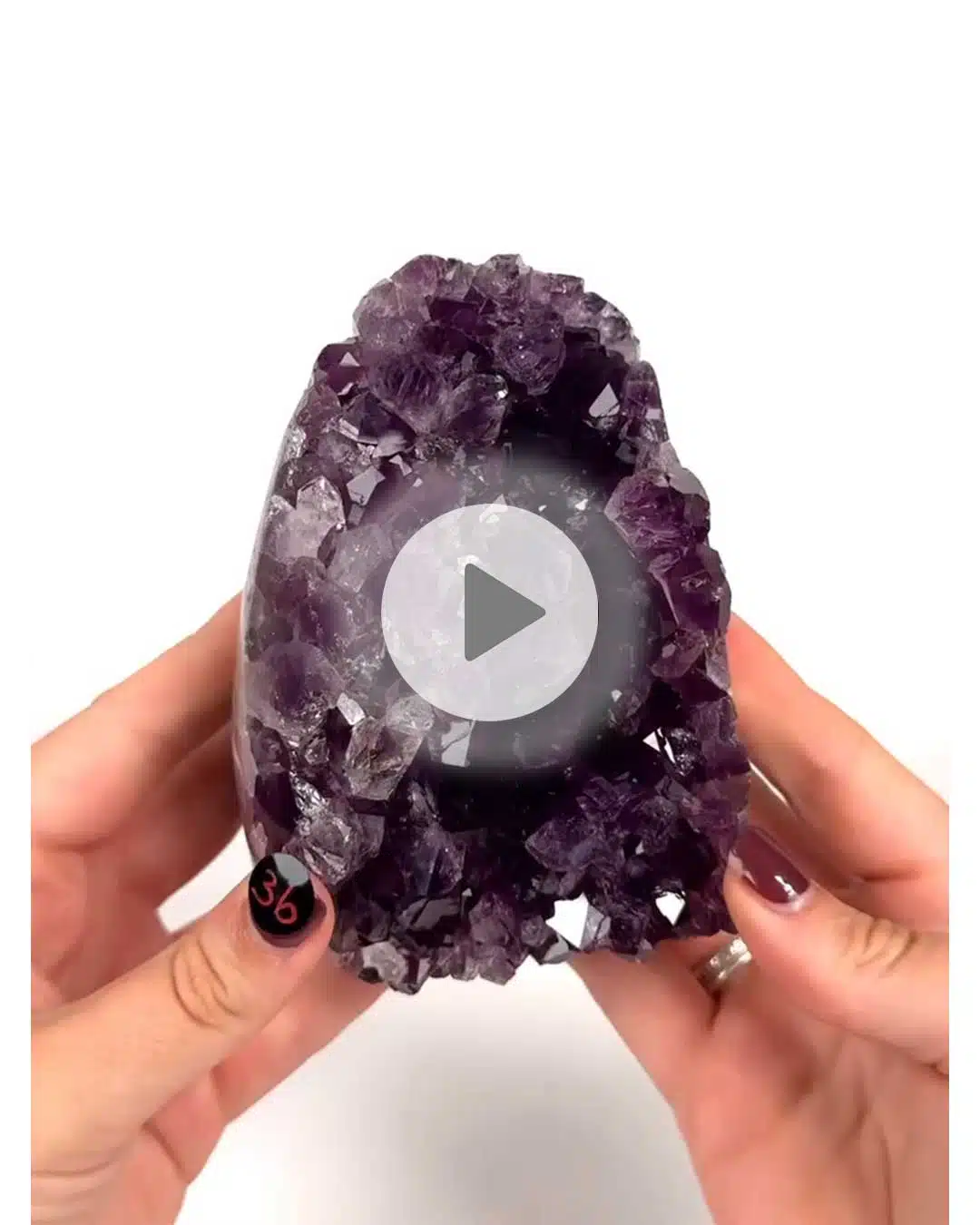 Einzelstueck-Amethyst-Druse-B3