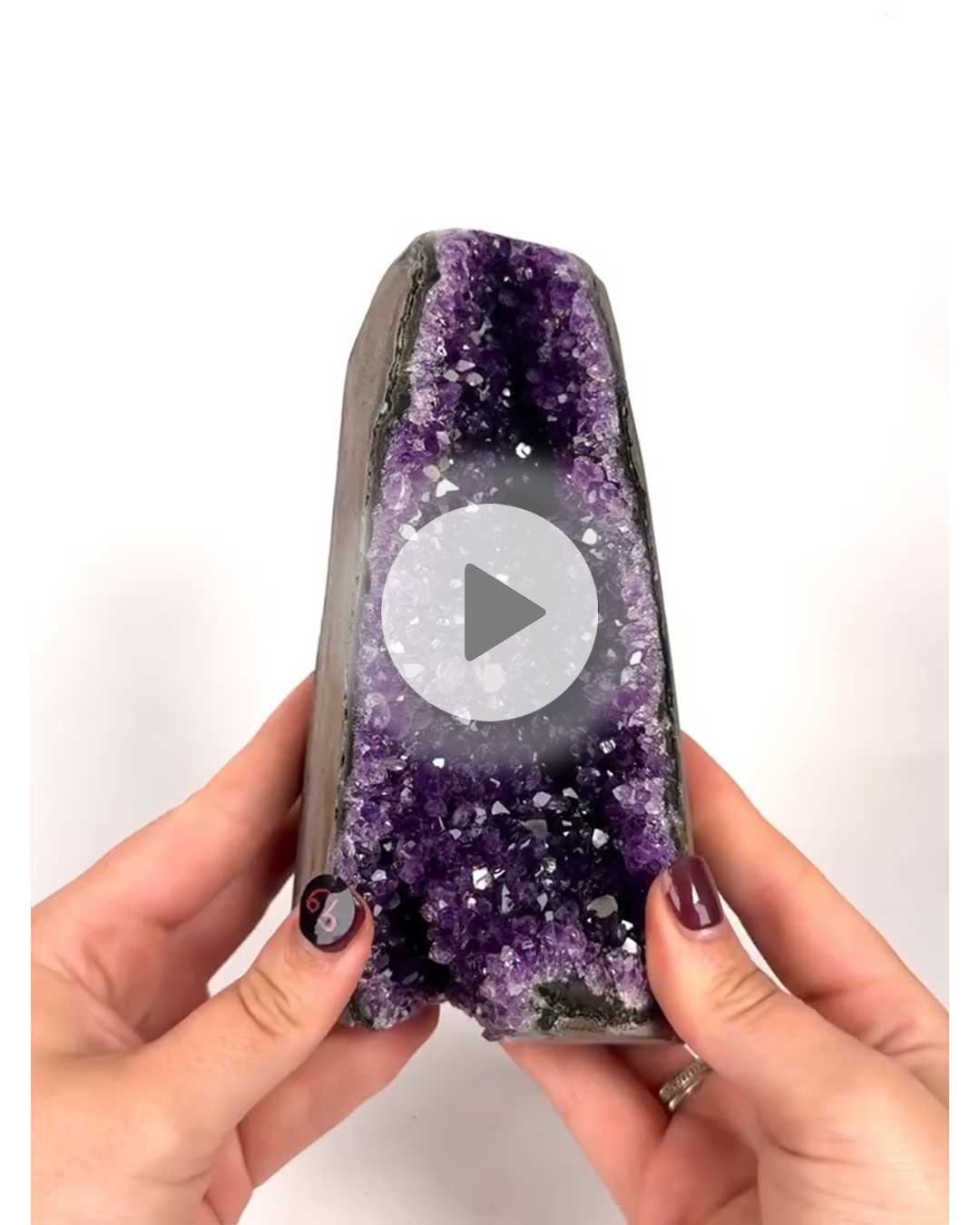 Einzelstueck-Amethyst-Druse-B6