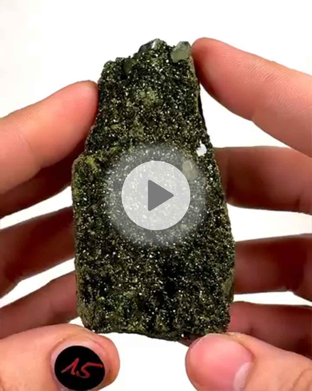 Einzelstueck-Epidot-Quarz-15