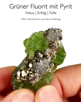 Grüner Fluorit mit Pyrit - Wirkung