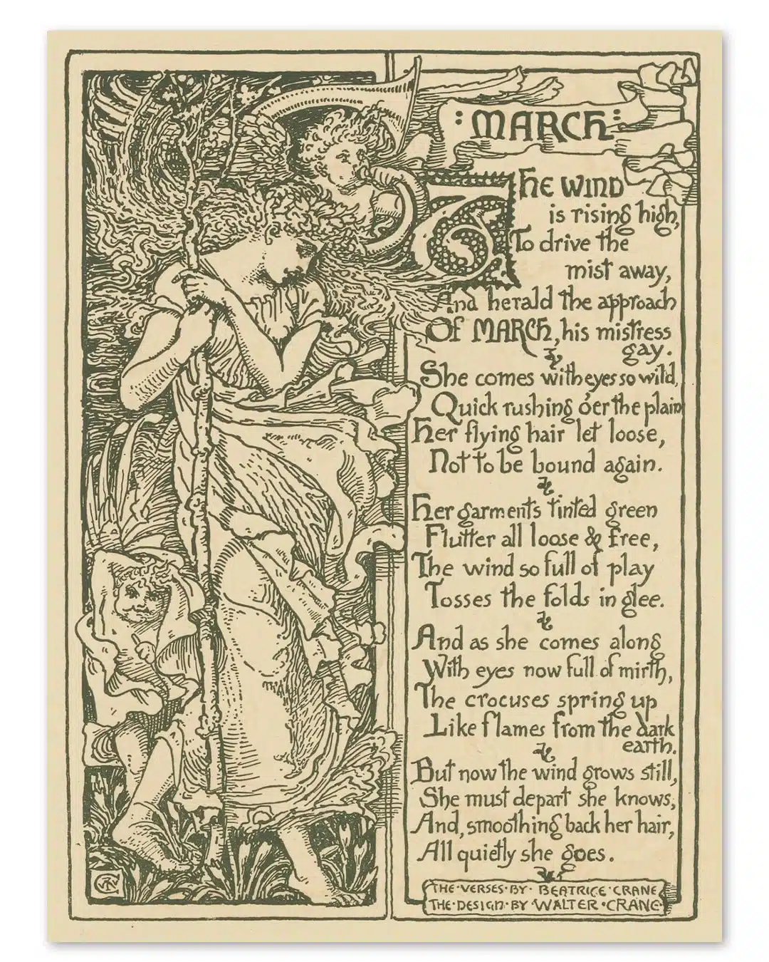Frau März - Walter Crane Frau März - Walter Crane