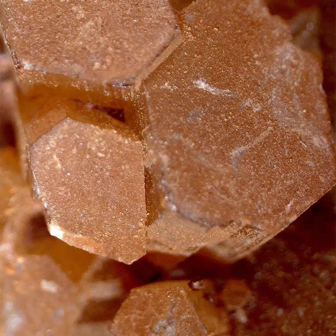 Aragonit unter dem Mikroskop