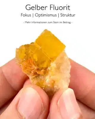 Gelber Fluorit (Marokko) - Wirkung