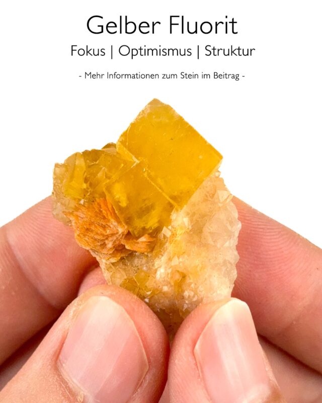 Gelber Fluorit (Marokko)