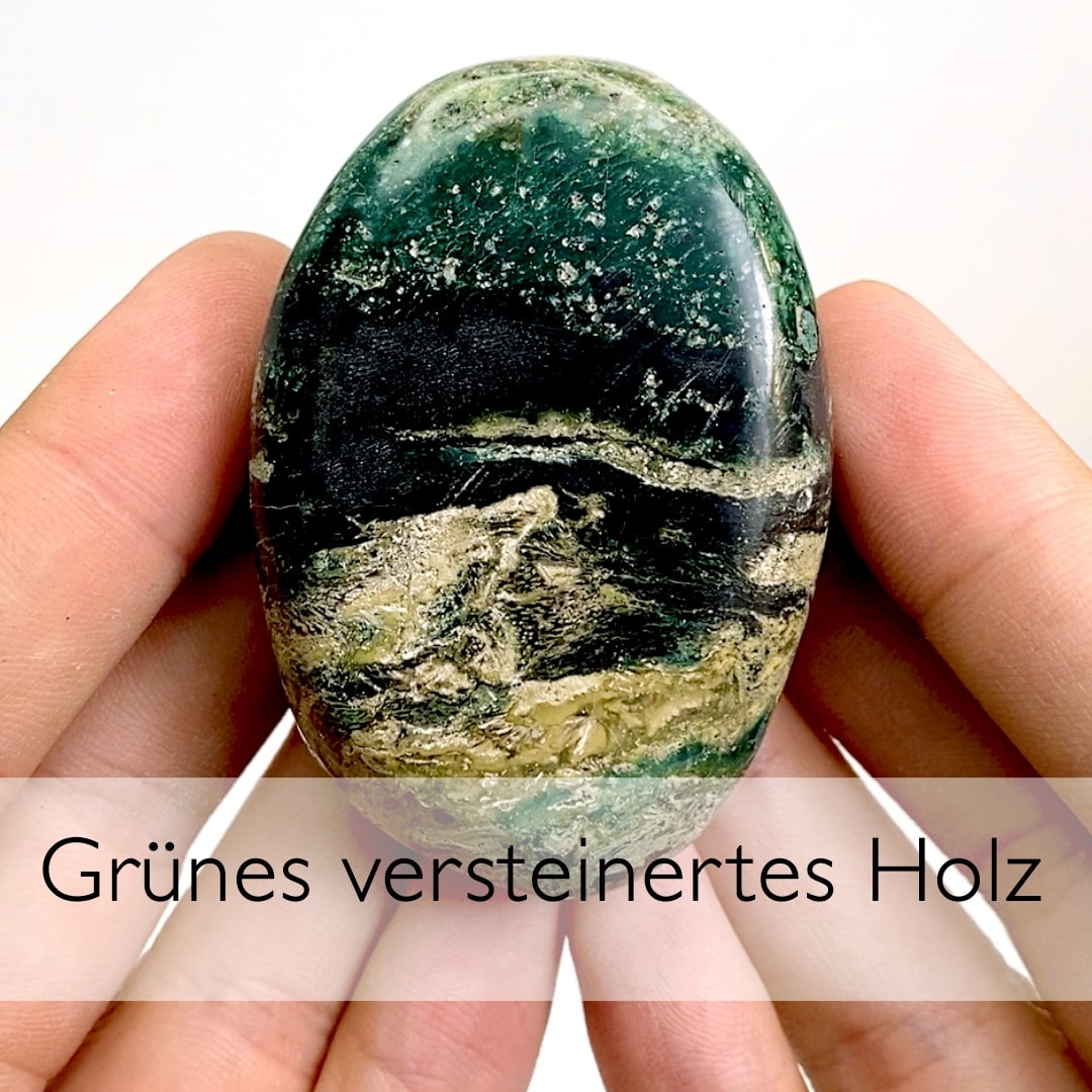 Grünes Versteinertes Holz