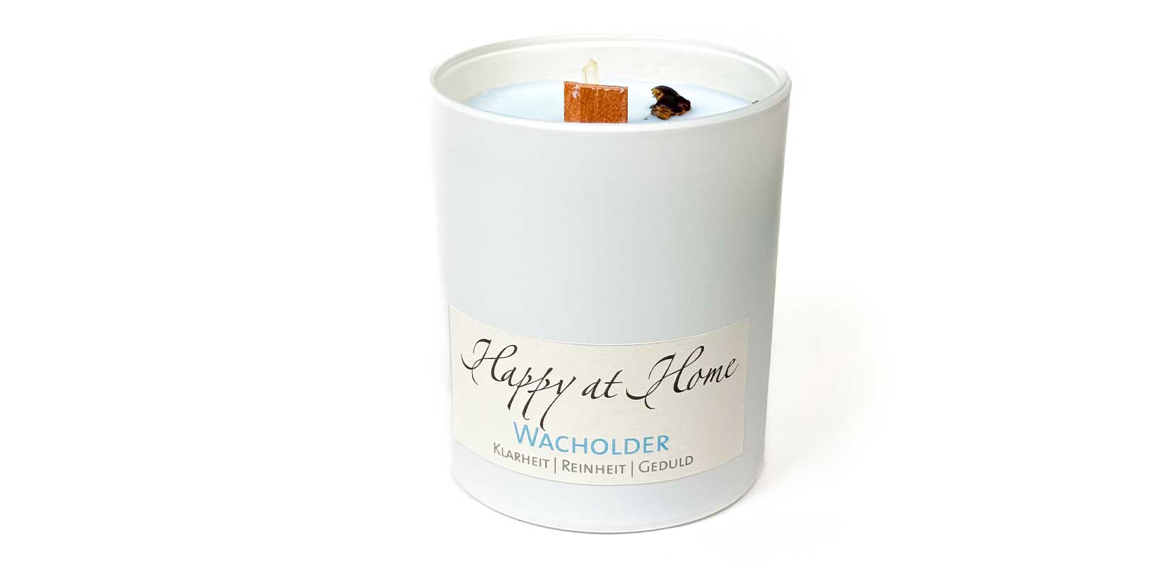 Happy-at-Home-Kerze Wacholder