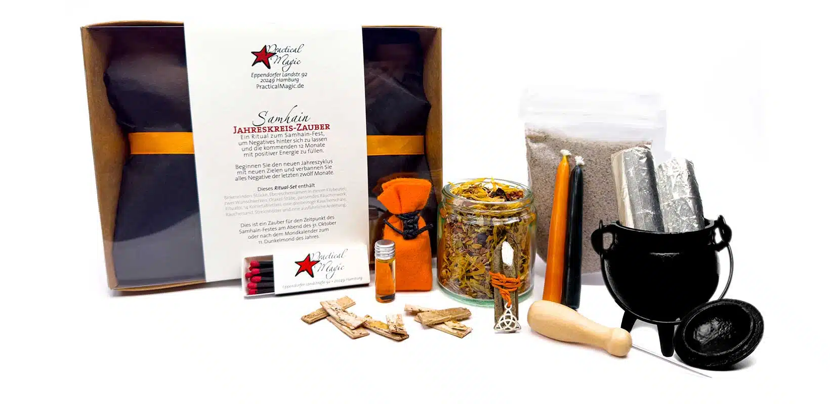 Jahreskreis-Zauber-Samhain-Ritual-Set-Kessel
