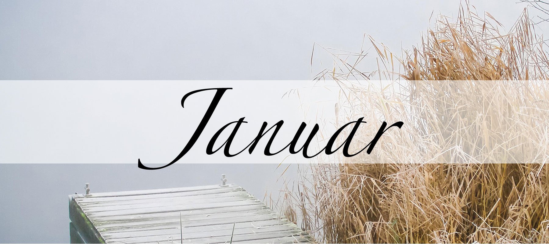 Januar, der Monat des Janus, der in Vergangenheit und Zukunft blickt.