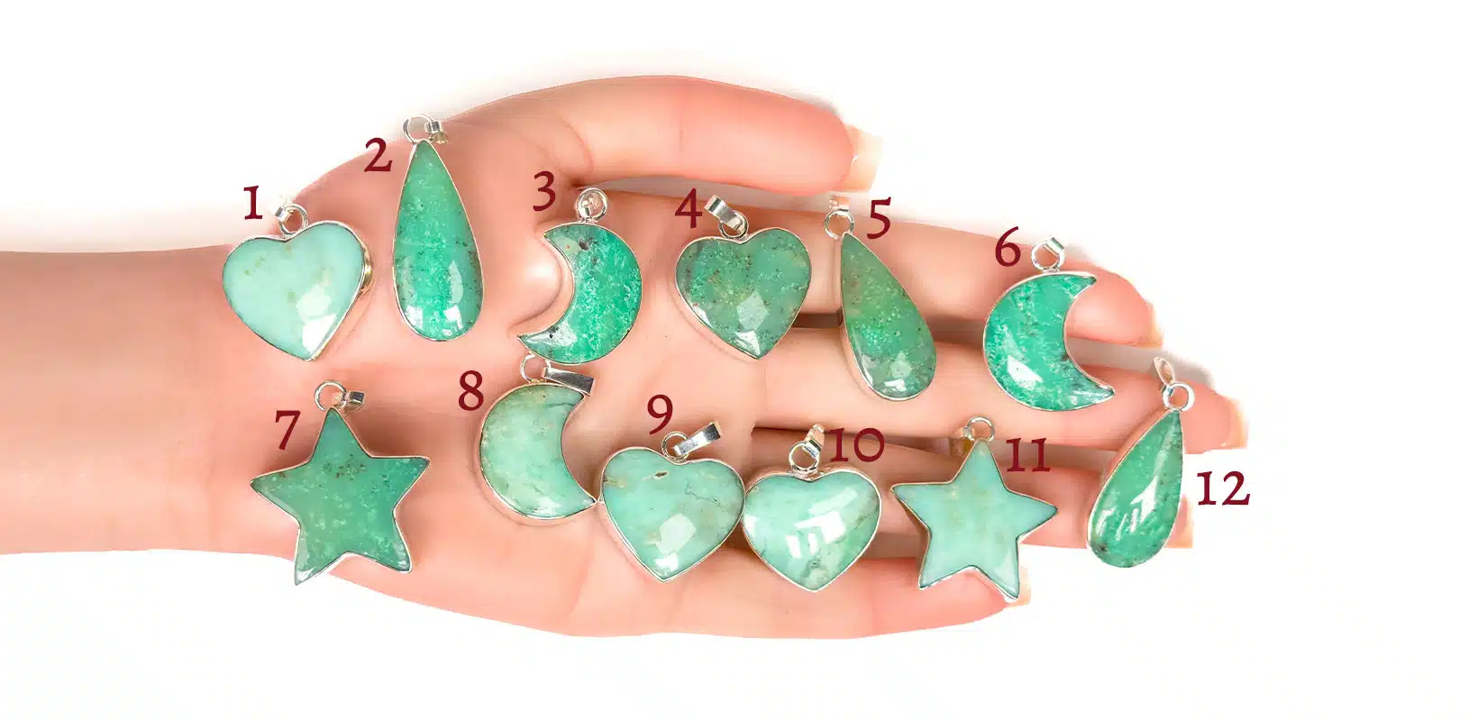 Kraftstein-Anhaenger-Chrysopras-Hand