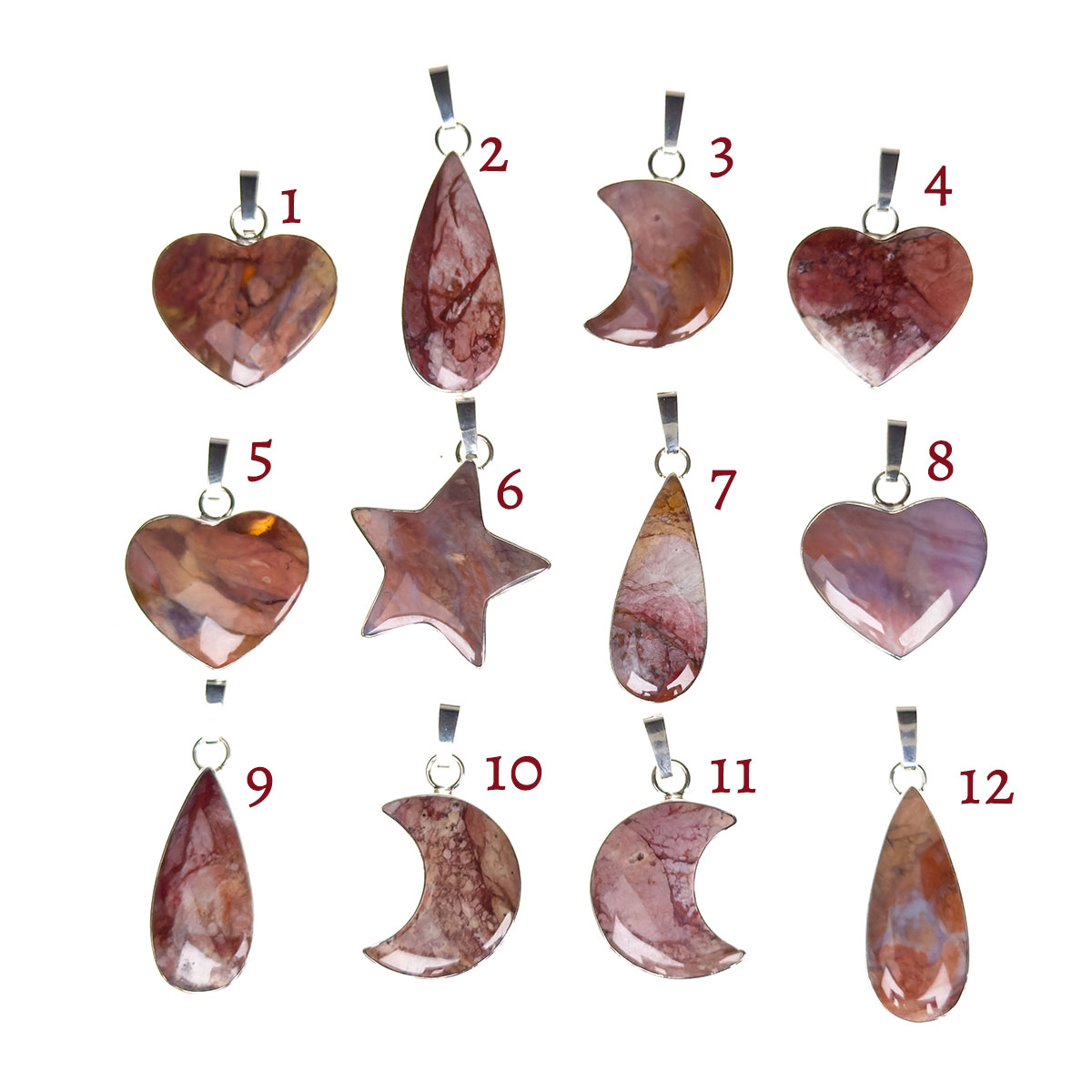 Kraftstein-Anhaenger-Rosafarbener-Chalcedion-Durchlicht