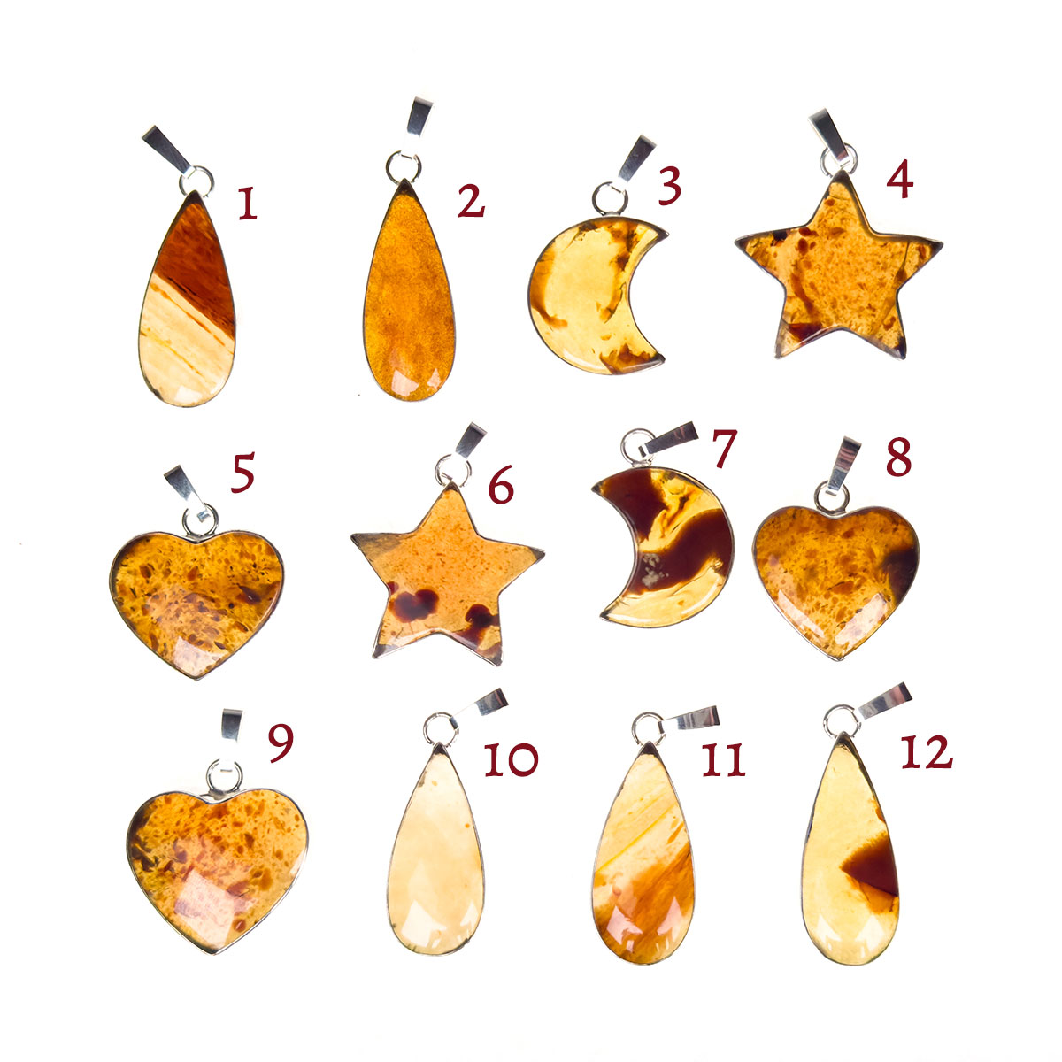 Kraftstein-Anhaenger-Sumatra-Bernstein-Durchlicht