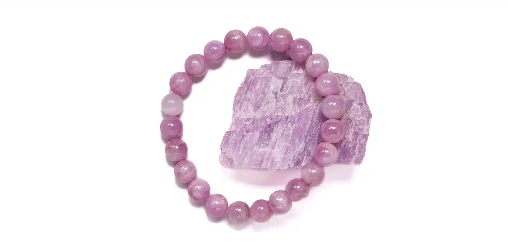 Armband mit Kraftstein-Perlen aus Kunzit