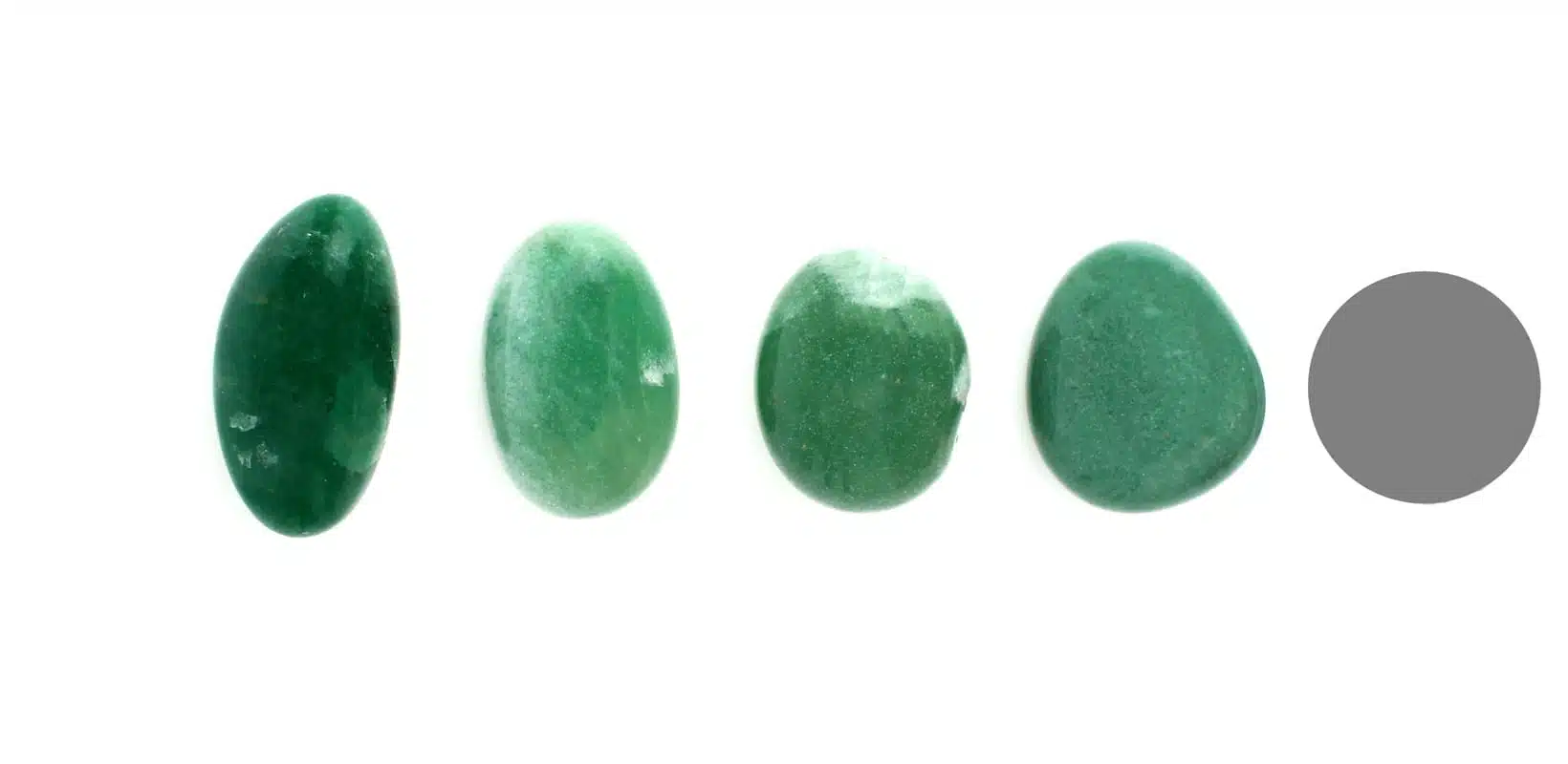 Kraftstein Grüner Aventurin - Trommelstein Glücksstein Handstein Handschmeichler