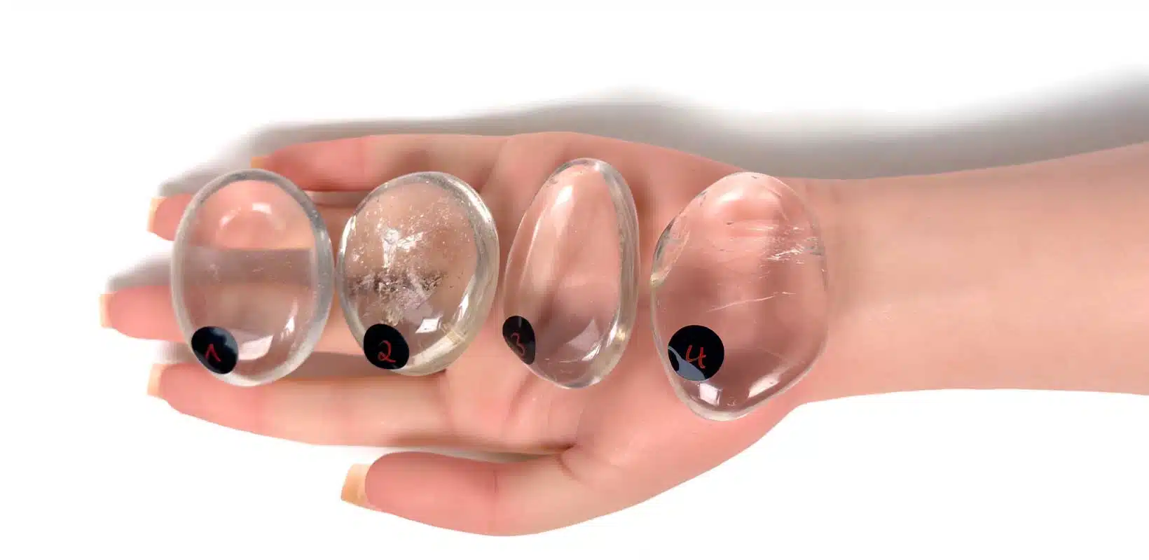 Kraftstein-Handschmeichler - Bergkristall