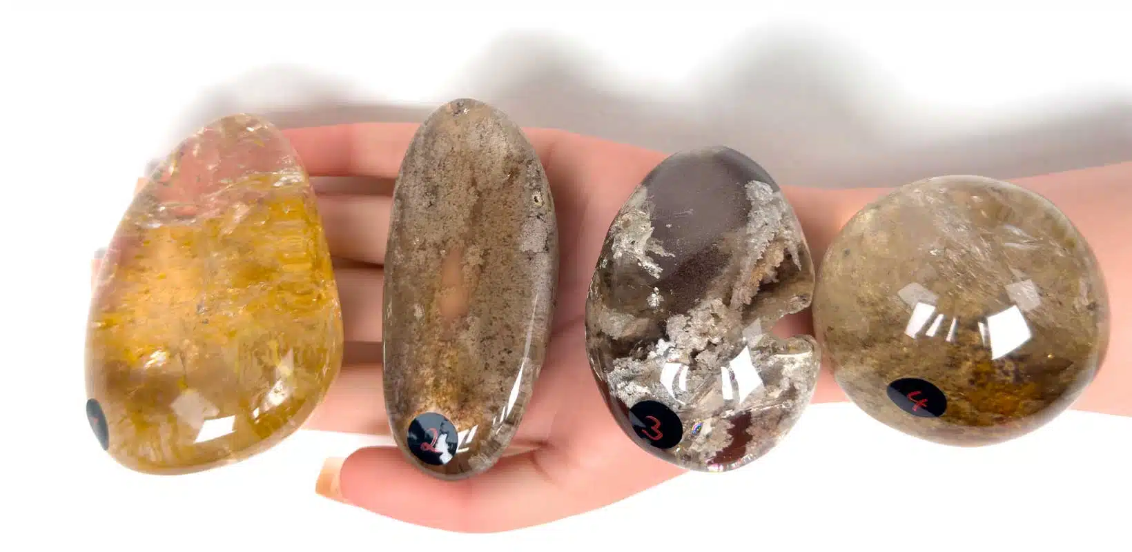 Kraftstein-Handschmeichler - Garden-Quartz - Lodolith