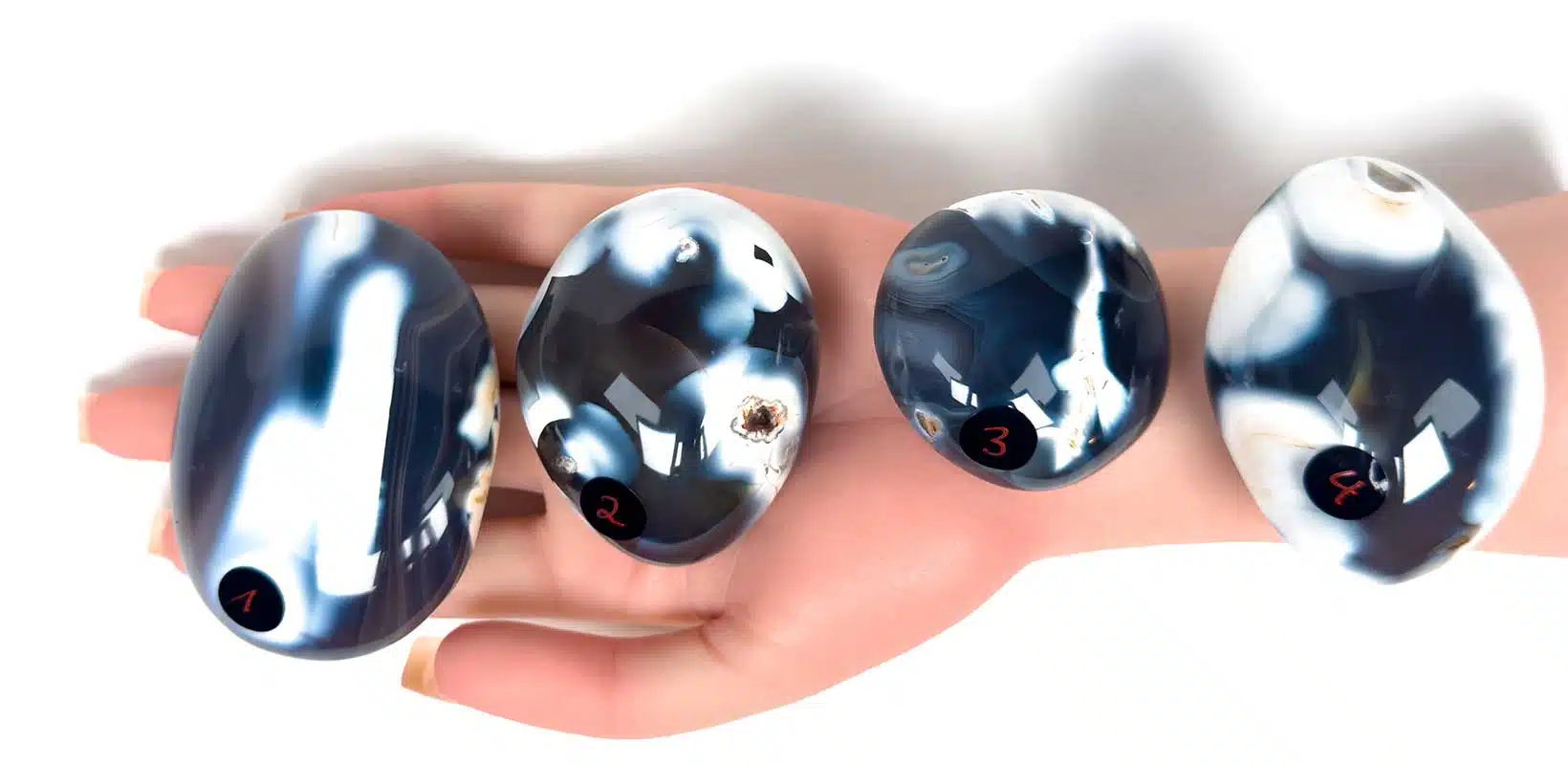 Kraftstein-Handschmeichler - Orca-Achat