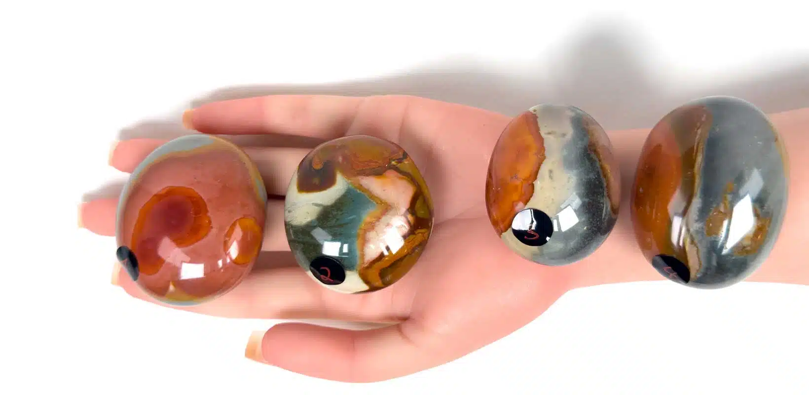 Kraftstein-Handschmeichler - Polychrom-Jaspis