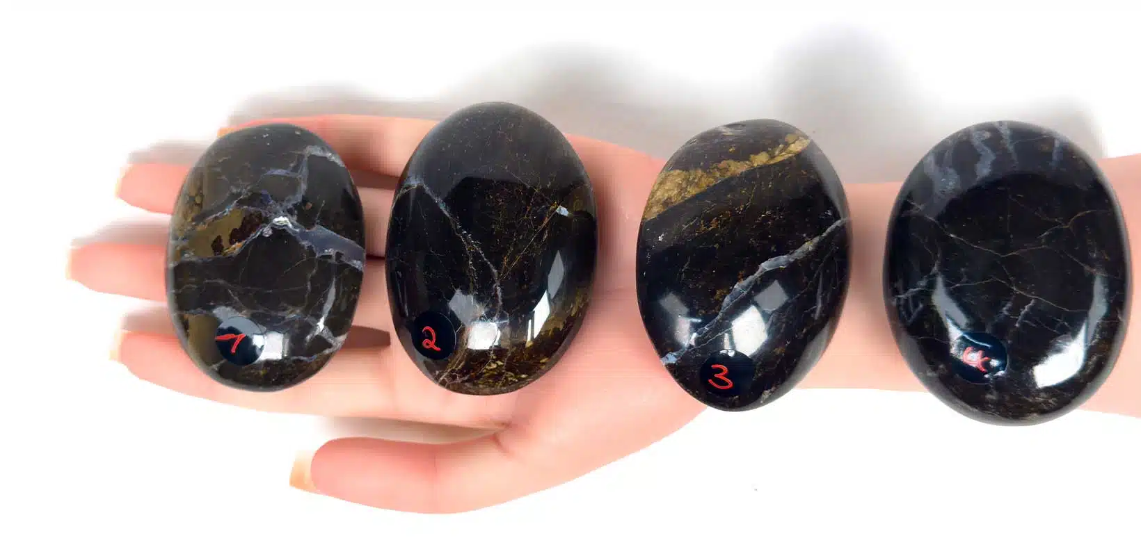 Kraftstein-Handschmeichler - Schwarzer Opal