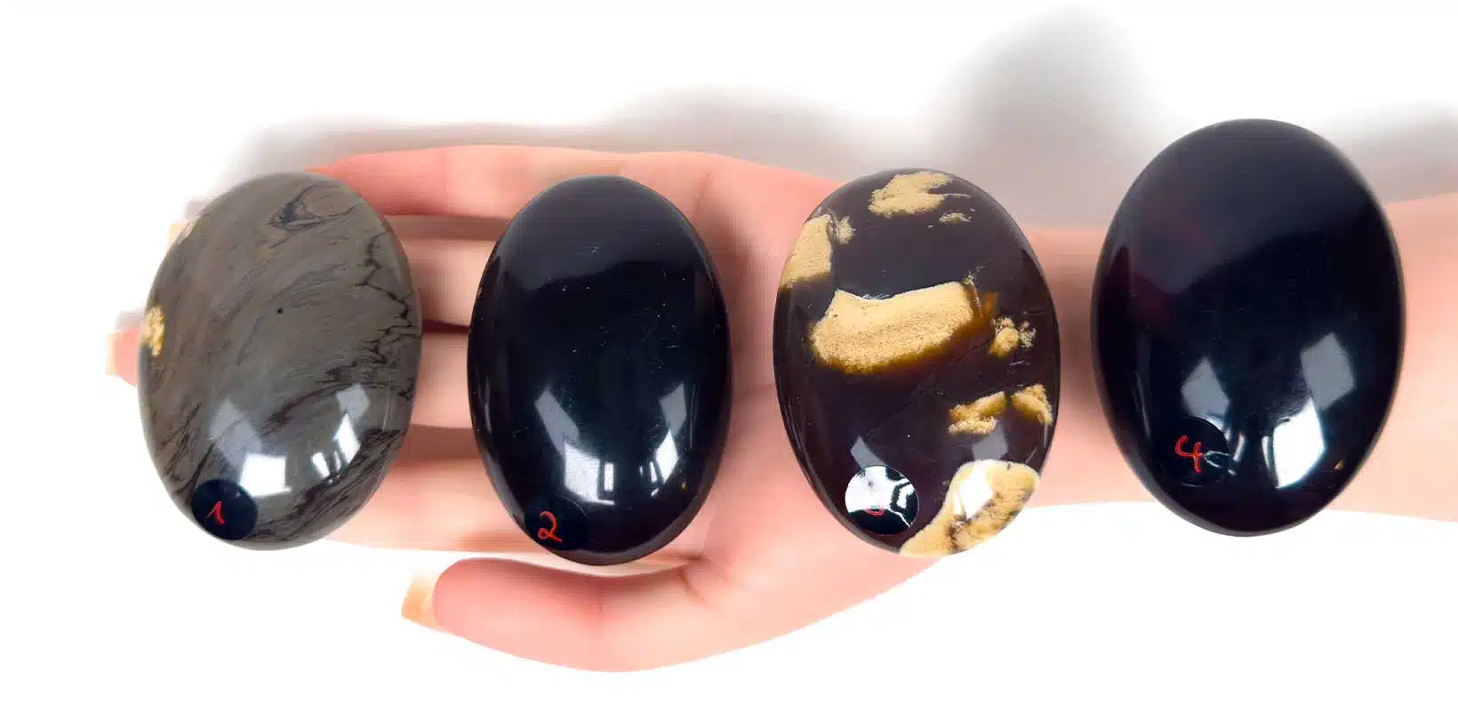 Kraftstein-Handschmeichler - Sumatra-Bernstein