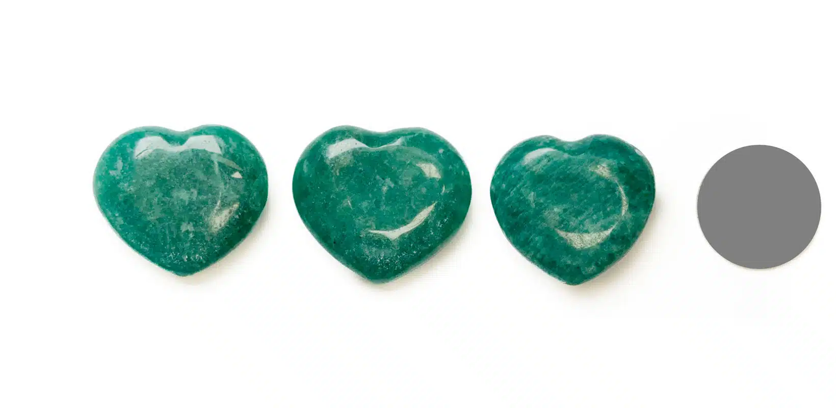 Kraftstein-Herz Amazonit