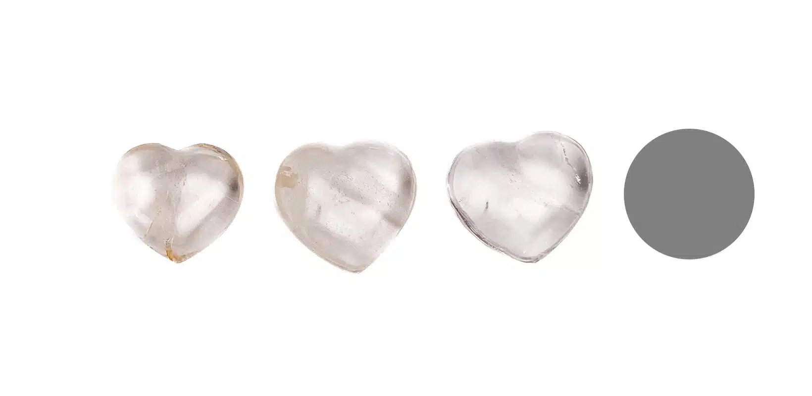 Kraftstein-Herz Bergkristall