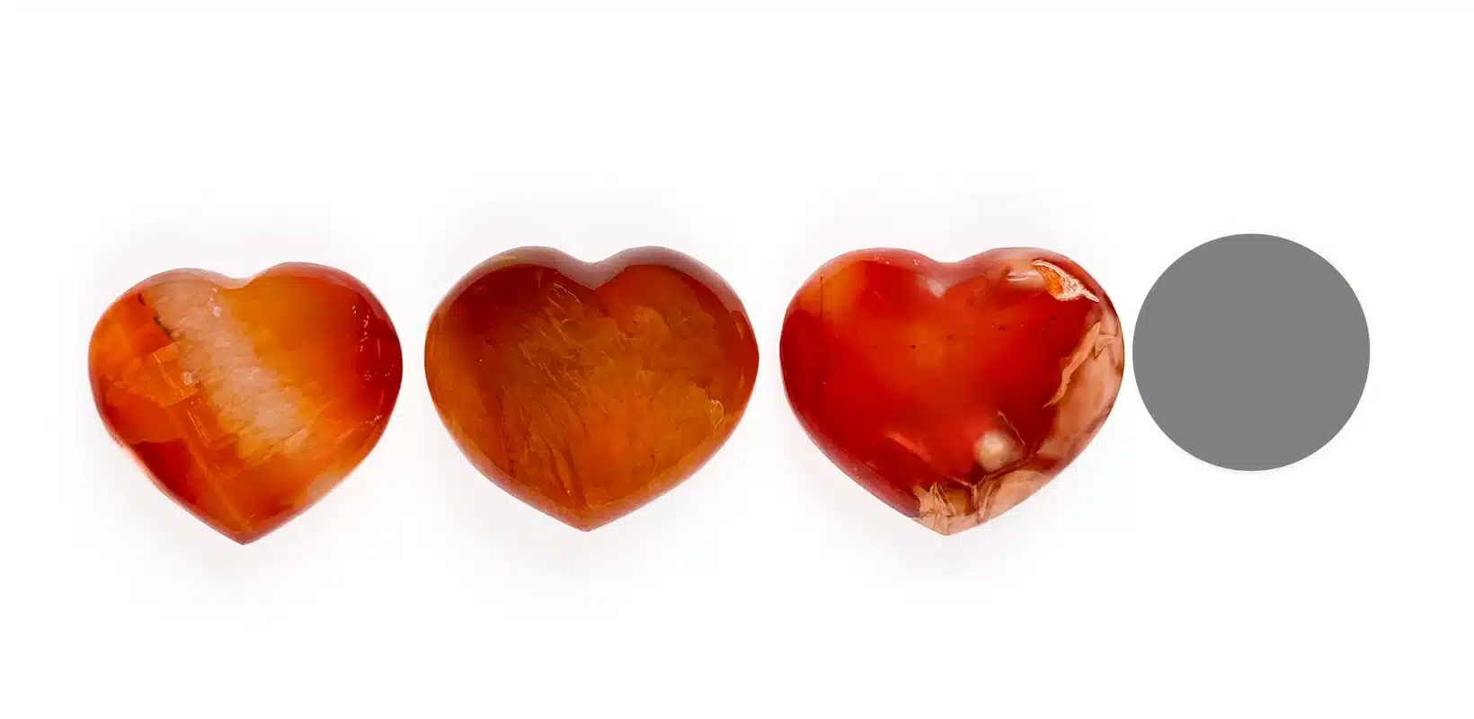 Kraftstein-Herz Karneol