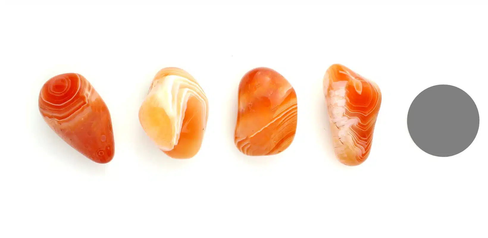 Kraftstein Karneol - Trommelstein Glücksstein Handstein Handschmeichler