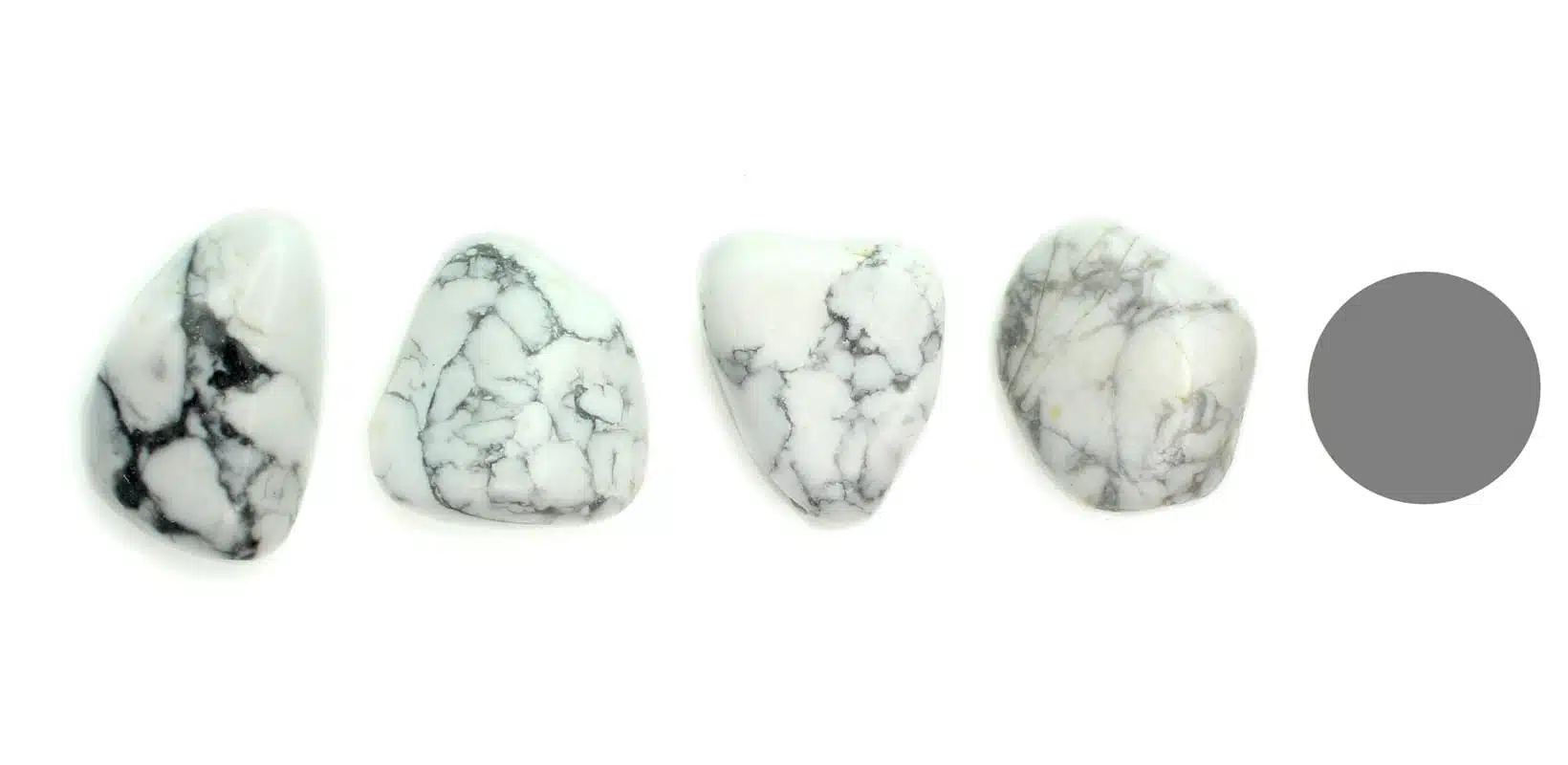 Kraftstein Magnesit - Trommelstein Glücksstein Handstein Handschmeichler