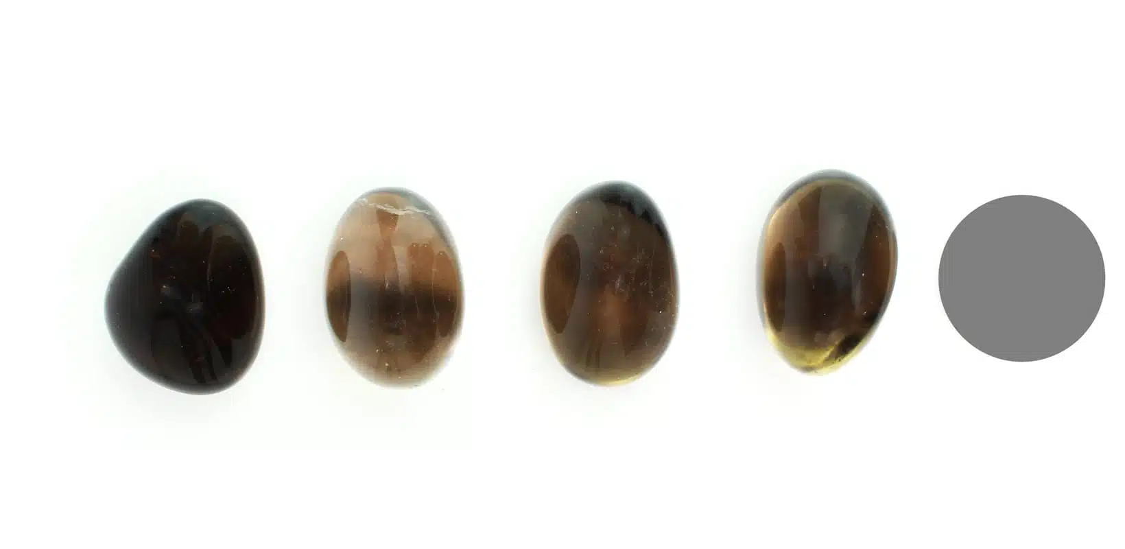 Kraftstein Rauchquarz - Trommelstein Glücksstein Handstein Handschmeichler