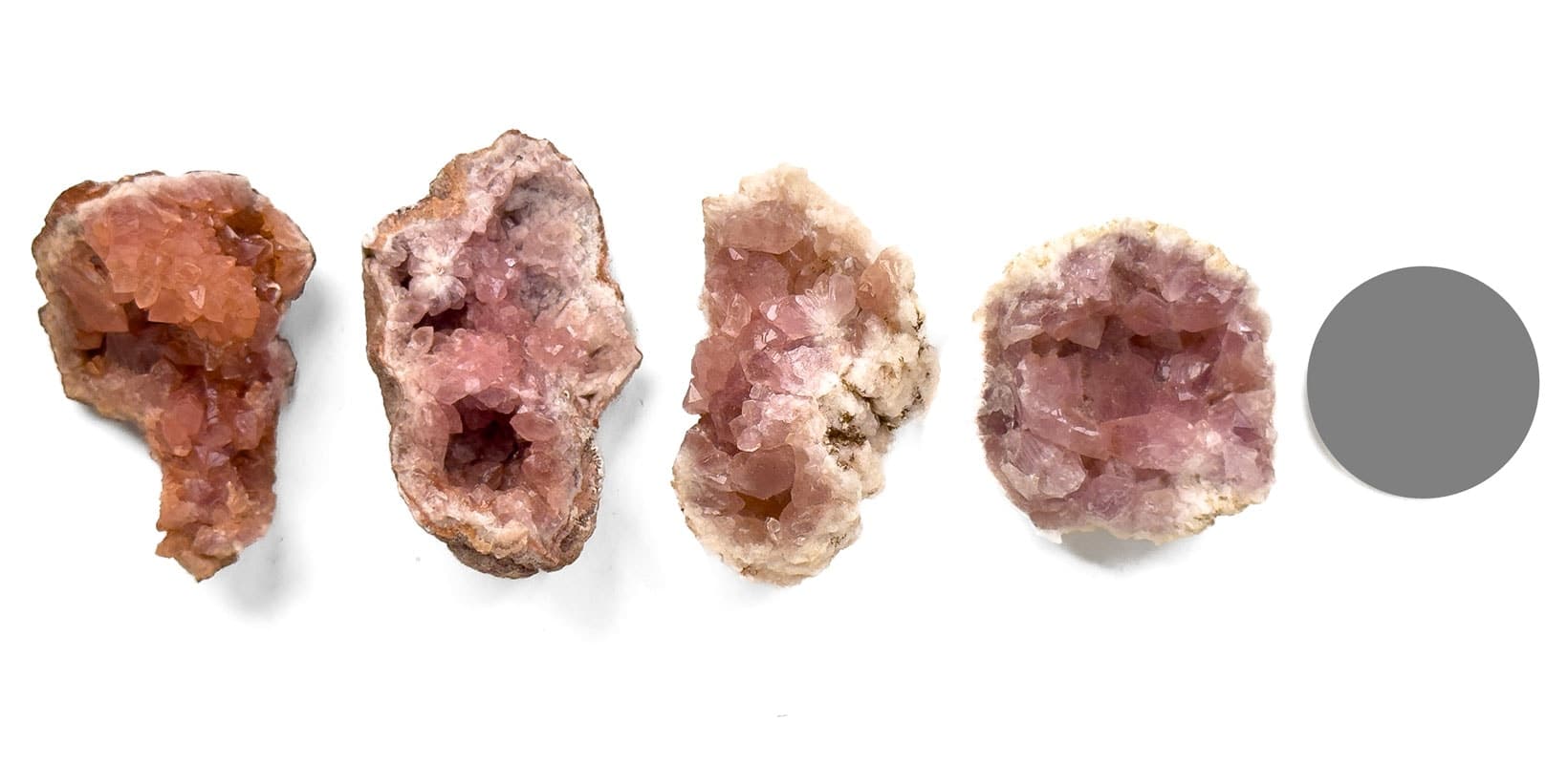 Kraftstein Rosafarbener Amethyst