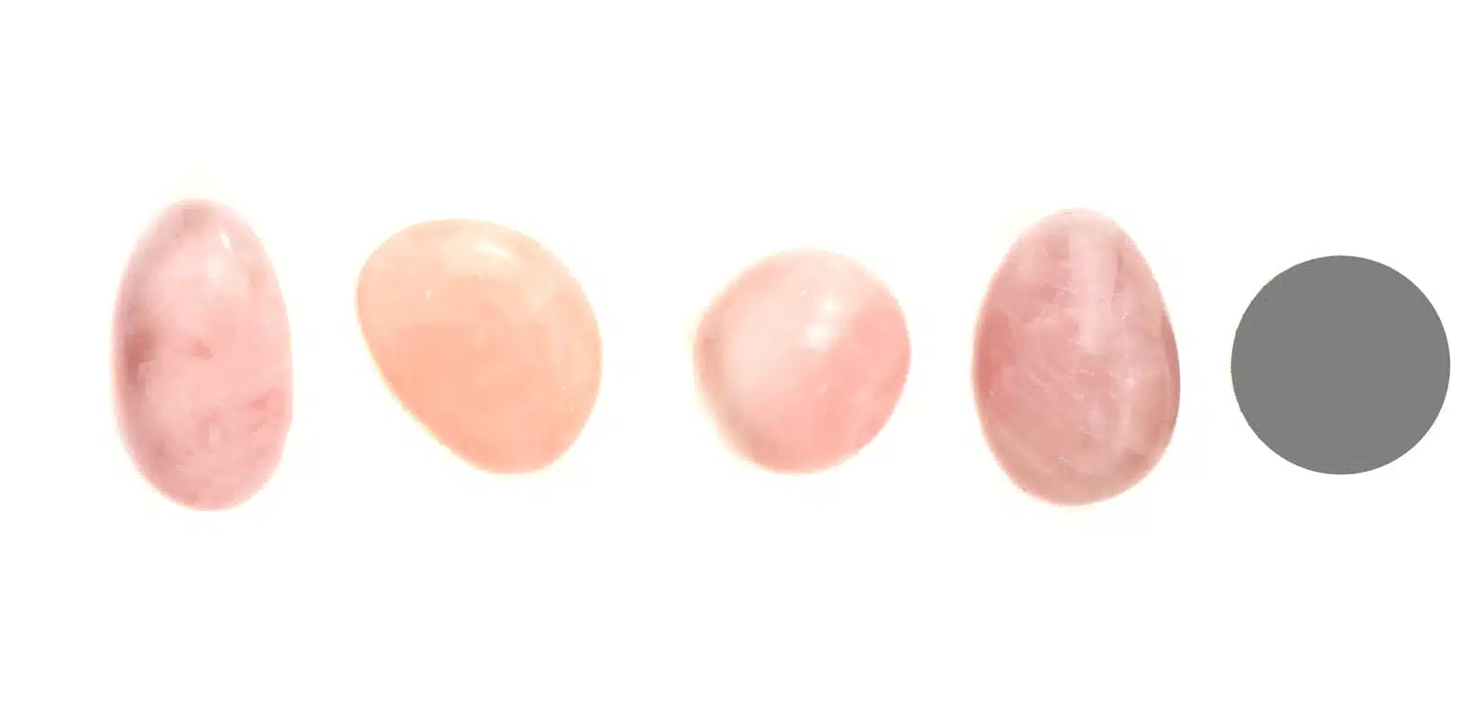 Kraftstein Rosenquarz - Trommelstein Glücksstein Handstein Handschmeichler