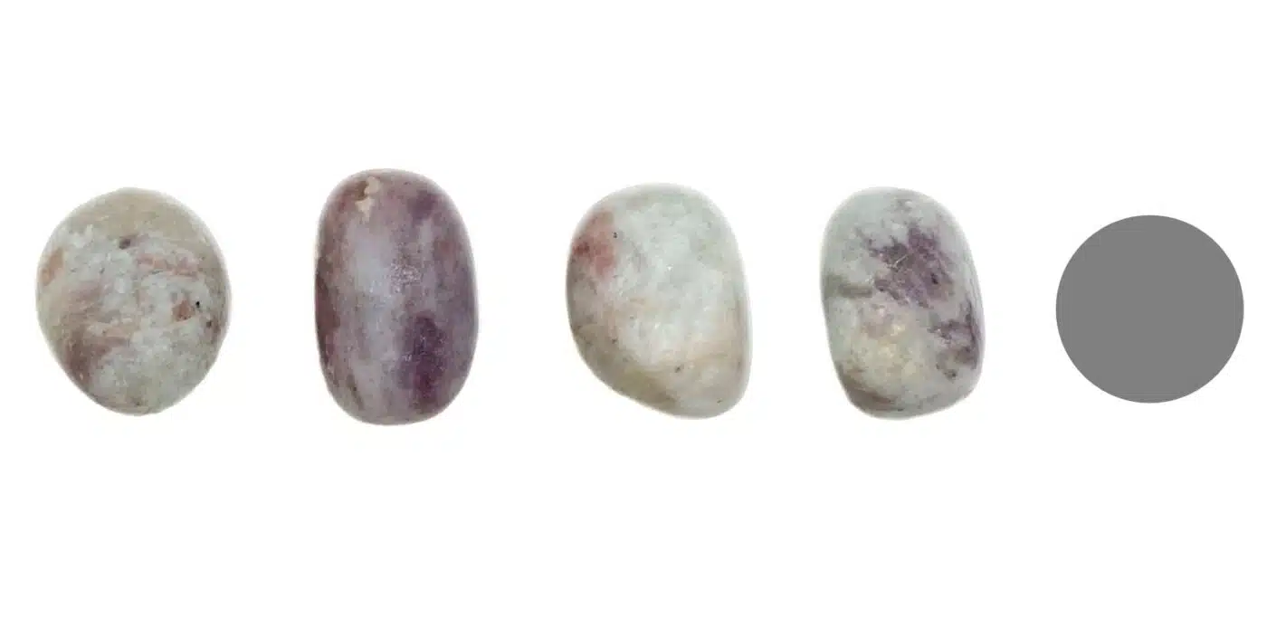 Kraftstein Rubellit - Trommelstein Glücksstein Handstein Handschmeichler