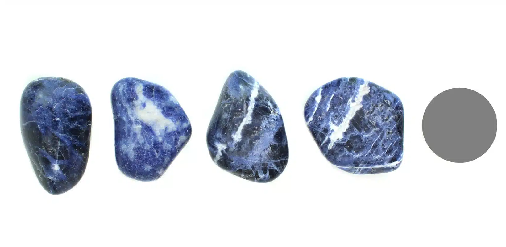 Kraftstein Sodalith - Trommelstein Glücksstein Handstein Handschmeichler