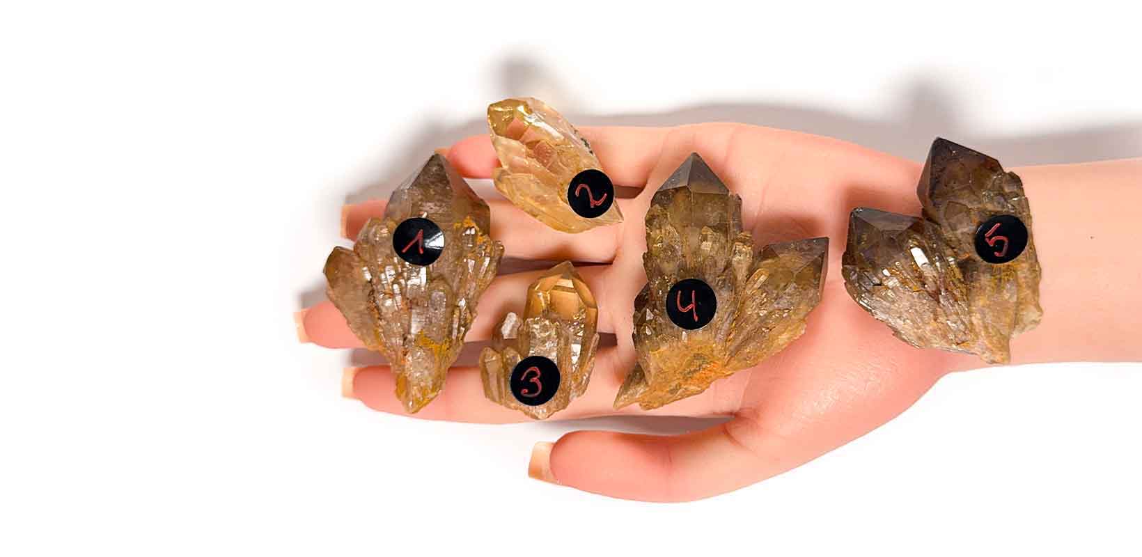 Kraftstein-Spitze Kundalini-Citrin