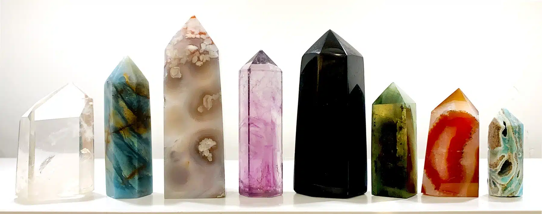 Verschiedene Kraftstein-Spitzen