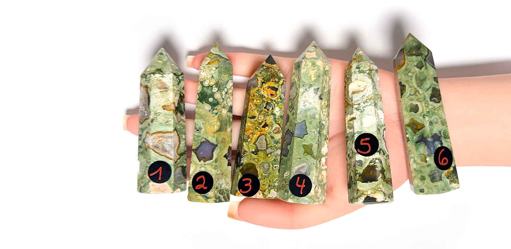 Kraftstein-Turm Grüner Rhyolith