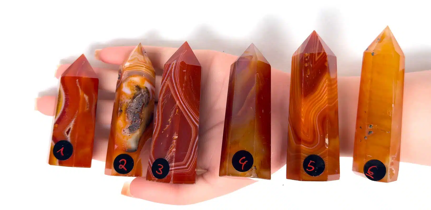 Kraftstein-Turm-Karneol